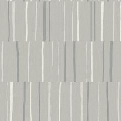 LW51208 Block Lines Metallic Silver and Cove Gray Seabrook Wallpaper