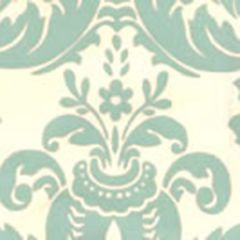 302155W MONTY French Green On Off White Quadrille Wallpaper