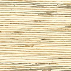 NA209 Rushcloth Brown, Off White Seabrook Wallpaper