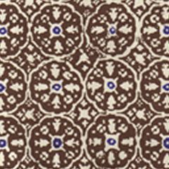 149-38WP NITIK II New Brown New Navy On Almost White Quadrille Wallpaper