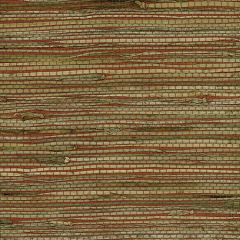 NR161X Rushcloth Red, Tan Seabrook Wallpaper