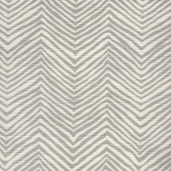 AC303-102 PETITE ZIG ZAG Pale Gray on Tint Quadrille Fabric