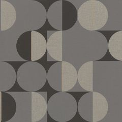 RH538052 Cakara Grey Geometric Brewster Wallpaper