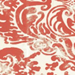 2330-04WP SAN MARCO Coral On Off White Quadrille Wallpaper