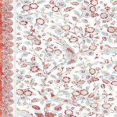 SC 0002 16625 ANISSA PRINT Coral Spice Scalamandre Fabric