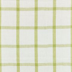 27152-002 WILTON LINEN CHECK Green Tea Scalamandre Fabric