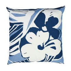 SO17886206 STEVIE Schumacher Pillow-22" x 22"-Blue and White