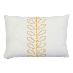 SO7874011 CAMILE EMBROIDERY Schumacher Pillow-16" x 11"-Yellow