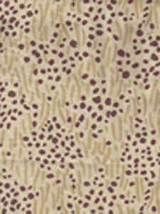 3030-03 TRILBY Taupe Prune Dots on Tan Quadrille Fabric