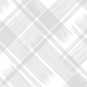 2973-90704 Zag Grey Modern Plaid Brewster Wallpaper