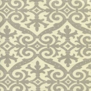 306490F-06 FRENCH DAMASK Soft Gray on Tint Quadrille Fabric