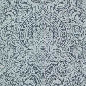 4019-86442 Artemis Sapphire Floral Damask Brewster Wallpaper