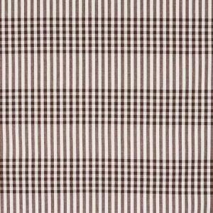 80801 BERGEN PLAID Brown Schumacher Fabric