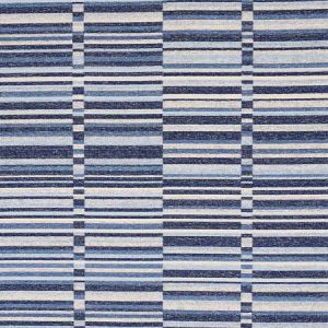 82010 TIERRA STRIPE Blue Schumacher Fabric