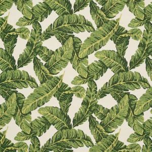82770 TROPICAL LEAF INDOOR OUTDOOR Green Schumacher Fabric
