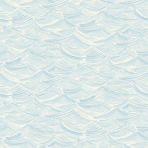 DA60502 Calm Seas Sky Blue Seabrook Wallpaper