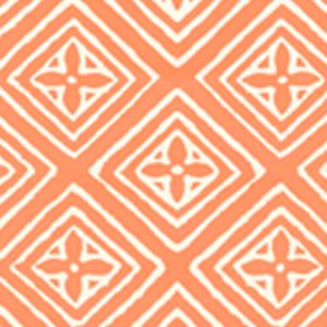 2490-24WP FIORENTINA Orange On Off White Quadrille Wallpaper