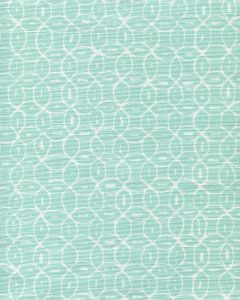 6455-13 MELONG BATIK REVERSE Light Turquoise on White Quadrille Fabric