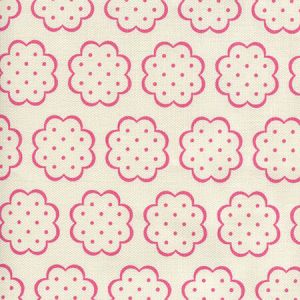 JF01060-04 SYBIL Hot Pink On Tint Quadrille Fabric