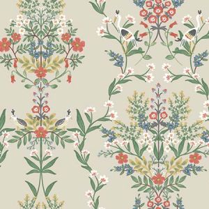 RP7327 LUXEMBOURG Beige, Red York Wallpaper