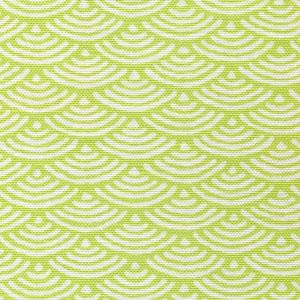 8180W-05 SETO II Lime on White Quadrille Fabric