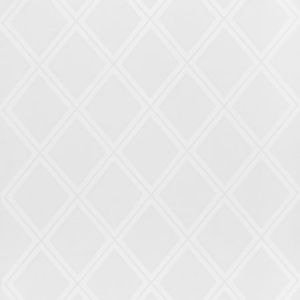 W785013 DIAMOND HEAD EMBROIDERY white Thibaut Fabric