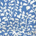 2035-40AWP ARBRE DE MATISSE REVERSE China Blue On Almost White Quadrille Wallpaper