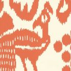 2435-45WP BALI ISLE Orange On Off White Quadrille Wallpaper