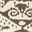 306052F MALAYA New Brown on Tint Quadrille Fabric