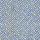 4010-31 JAVA JAVA Pacific Blue on Tinted Linen Cotton Quadrille Fabric