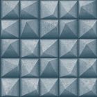 4020-78601 Dax Teal 3D Geometric Brewster Wallpaper