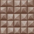 4020-78608 Dax Copper 3D Geometric Brewster Wallpaper