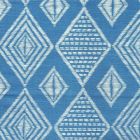 AC855-05 SAFARI French Blue on Tint Quadrille Fabric