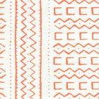 AC980-06 BEAU RIVAGE Orange on Oyster Quadrille Fabric