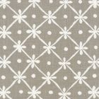 9955W-22 GATE HOUSE REVERSE ONE COLOR Gray On White Oyster Quadrille Fabric