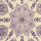 HC1490VV-10 PERSEPOLIS On Venetian Velvet Purple Lilac on Cream Quadrille Fabric