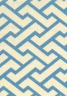 6340-17 AGA New French Blue on Tint Quadrille Fabric