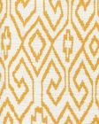 7240-02 AQUA IV Yellow on White Quadrille Fabric