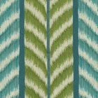 030022T CAROUSEL Green Turquoise Quadrille Fabric