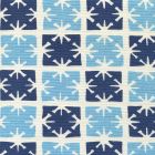 8090-07 GEORGIA SMALL SCALE Sky Navy on Tint Quadrille Fabric