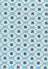 7135-04 KYOTO TWO COLORS New Blue New Navy on Tinted Linen Quadrille Fabric
