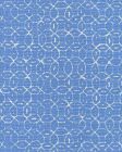 6455-01 MELONG BATIK REVERSE French Blue on Tint Quadrille Fabric