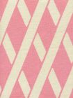 CP1050-01 MONTECITO BAMBOO Soft Pink on Tan Linen Quadrille Fabric