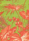 306277F TROPIQUE MULTI BLOTCH Multi Orange Pink Green Quadrille Fabric