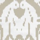 6460-30 ISLAND IKAT Pumice on White Quadrille Fabric