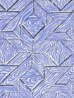 6280-04 PARQUETRY Navy French Blue on White Quadrille Fabric