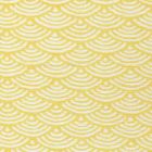 8180W-03 SETO II Inca Gold on White Quadrille Fabric