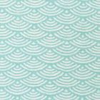 8180W-02 SETO II Turquoise on White Quadrille Fabric