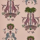 W0114/02-CAC CREATURA Pink Clarke & Clarke Wallpaper